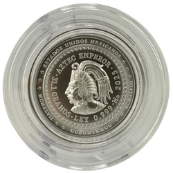 Niue: Aztec Emperor Cuauhtémoc Tribute 1 oz Silver 2025