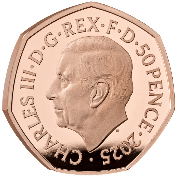 The Red Arrows 50p Gold 2025 Proof