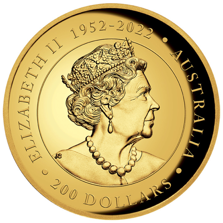 Ausztrál kenguru 2 uncia arany 2023 Proof magas domborzat