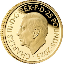 3 darabos Britannia arany 2025 Proof érmék