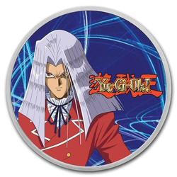 Set of 2 coins Niue: Yu-Gi-Oh! Maximillion Pegasus, Dark Magician Girl colorized - 25th Anniversary 2 x 1oz Silver 2022