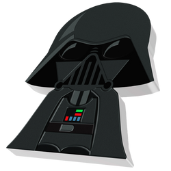 Niue: Star Wars - Darth Vader Chibi Coin, színezett, 1 uncia ezüst, 2020 Proof