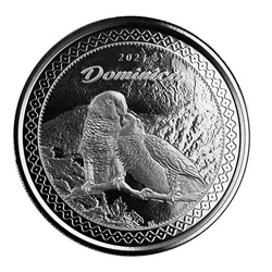 Dominica: Sisserou Parrot 1 oz Silver 2021