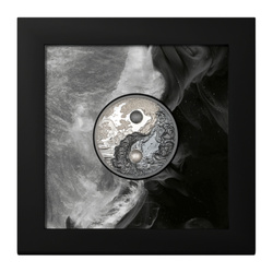 Mongolia: Woodland Spirits - Bear kolorowany 1 uncja Srebra 2024 Proof