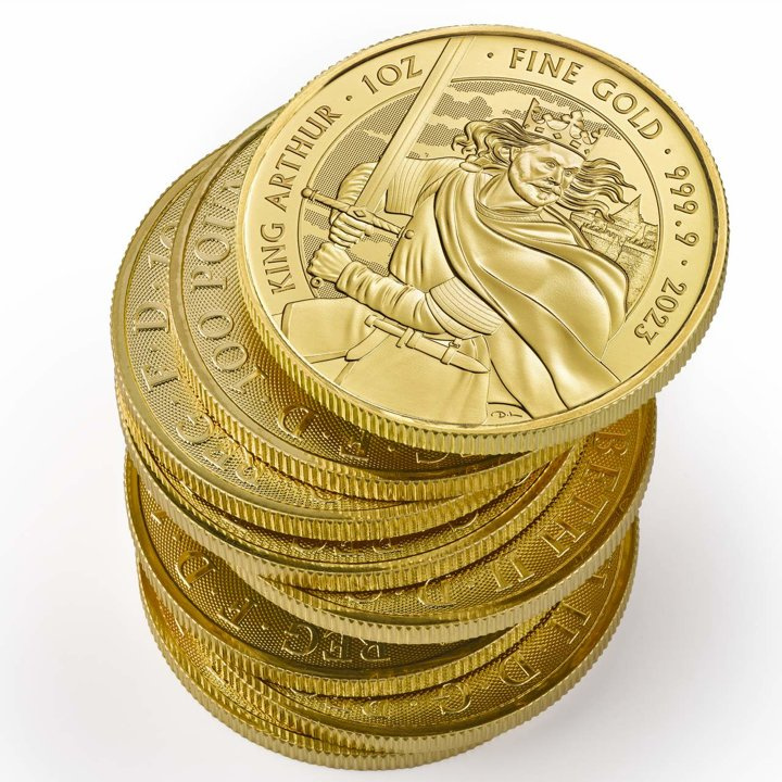 Mitos y Leyendas: Rey Arturo 1 oz Oro 2023
