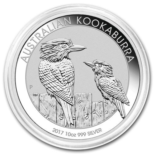 Kookaburra 10 uncia ezüst 2017