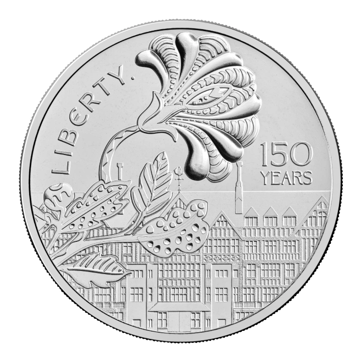 A szabadság 150. évfordulója 5 font réz-nikkel 2025