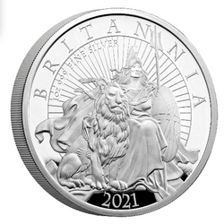 Britannia 1 uncja Srebra 2021 Proof
