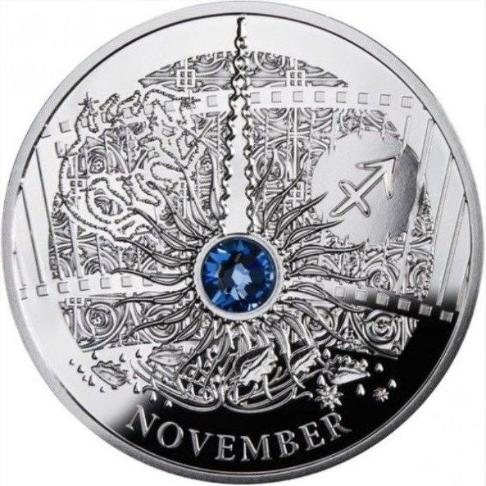Ezüstérme Magic Calendar of Happiness - November 2013 Crystal Proof