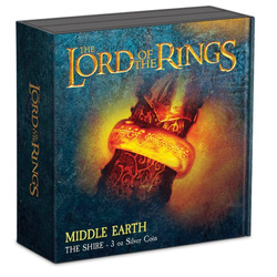 Niue : Le Seigneur des Anneaux - La Comté 3 onces d'argent 2022 Finition antique