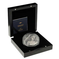 Niue : Vénus de Milo 5 argent 2023 pièce à haut relief vieilli