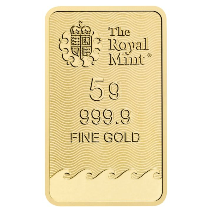 Sztabka The Royal Mint - Britannia 5 gramów Złota