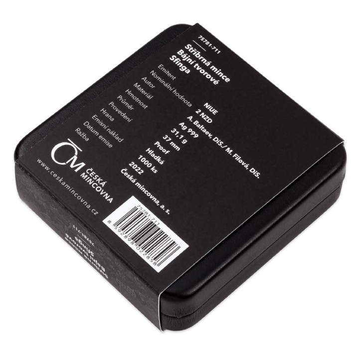 Niue: Mythical Creatures - Sphinx $2 Silver 2022 Proof