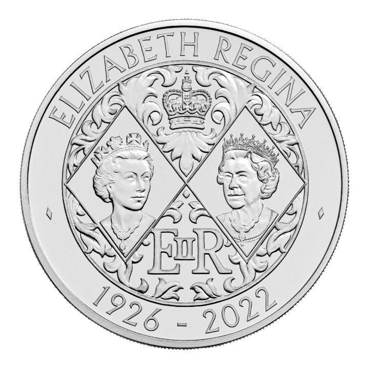 Set di 10 monete Her Majesty Queen Elizabeth Rame-nichel 2022
