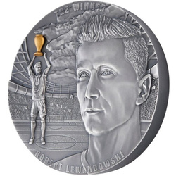 Niue Winner – Robert Lewandowski Road to Dreams 32.15 oz Silver 2022 High Relief