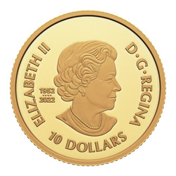 Canadá: The Curious Marten $10 Gold 2023 Proof
