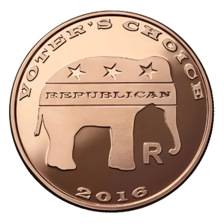 Voter’s Choice 1 ounce of copper.