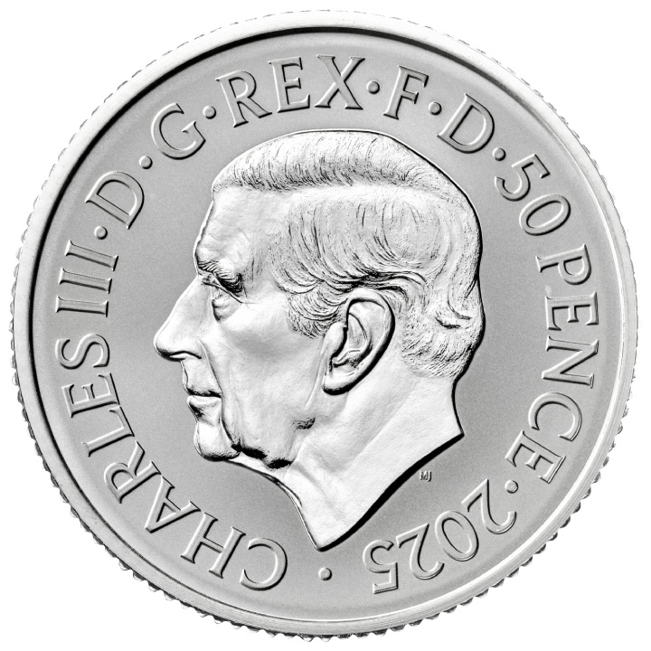 Zestaw 4 monet Britannia Srebro 2025 Reverse Frosted