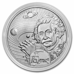 Niue: Icons of Inspiration: Albert Einstein 1 oz Silver 2022