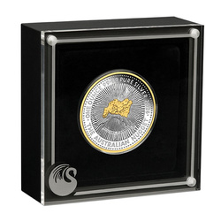 Perth Mint: 40° anniversario dell’Australian Nugget dorata 1 oncia Argento 2026 Proof