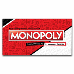 Sztabko Moneta Samoa: Monopoly - Currency Notes 5 gramów Srebra 2024