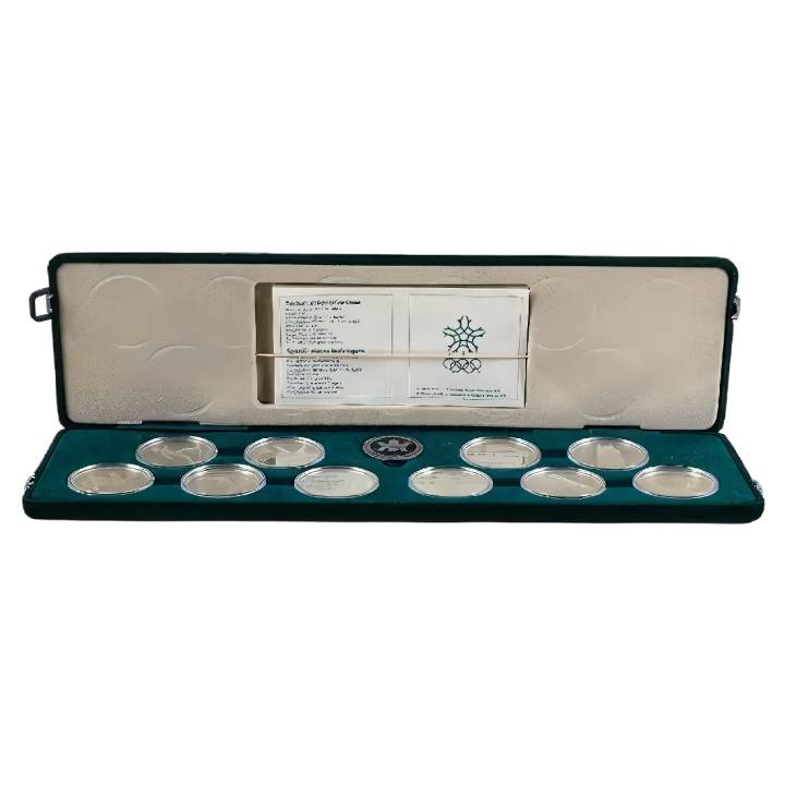 Canada: Set of 10 coins Calgary Olympic Games 1988