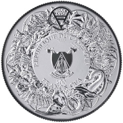 Cameroon: Slavic Bestiary - Alkonost 1 oz Silver 2024 Proof