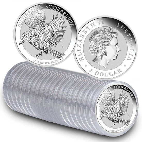 Kookaburra 1 oz Silber 2018 PAKET 300 Stück