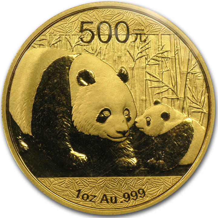 Kínai panda 1 uncia arany 2011
