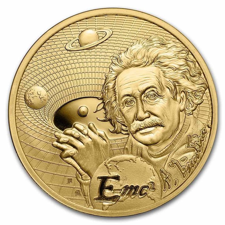 Niue: Icons of Inspiration: Albert Einstein 1 uncja Złota 2022