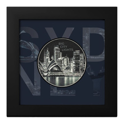 Cook Islands: Big City Lights – Sydney 1 uncja Srebra 2023 Proof High Relief