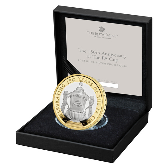 150° anniversario della FA Cup Argento £2 2022 Proof
