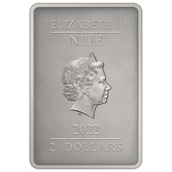 Niue: Star Wars The Mandalorian – Ahsoka Tano coloured 1 oz Silber 2022 Antiqued Finish