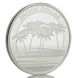 Fiji: Dollaro del Pacifico 1 oncia d'argento 2018