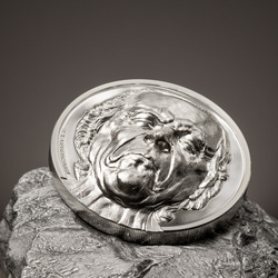 Cook Islands: Striking Heads - The Vexed Man 2 uncje Srebra 2023 Proof Ultra High Relief