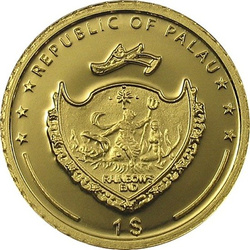 Pacifická fauna: Slanovodní krokodýl 1,24 gramů 2007 Proof