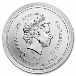 El Señor de los Anillos: La Comunidad del Anillo - Gandalf 20 aniversario de la película 1 oz Plata 2021