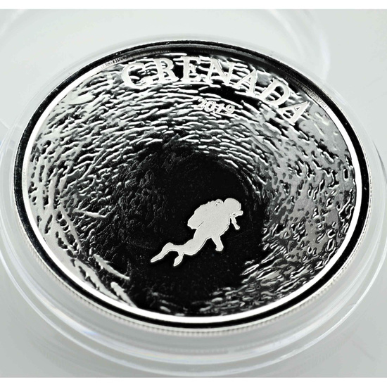 Granada: Paraíso del buceo 1 oz Plata 2019