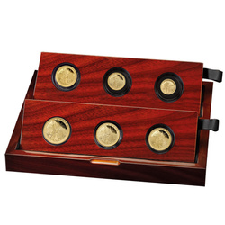 Set di 6 monete Premium Britannia Oro 2025 Proof