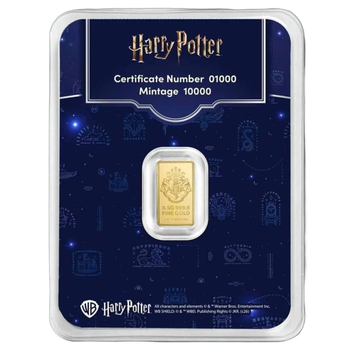 0.5 g Gold Bar – Harry Potter 25th Anniversary