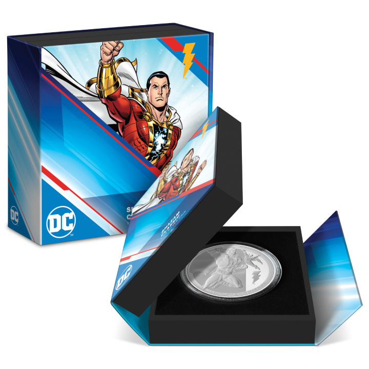 Niue: DC Comics - Shazam 1 uncja Srebra 2023 Proof