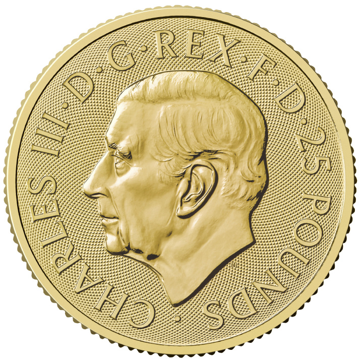 Las bestias reales de los Tudor: La Pantera de la Reina 1/4 oz Oro 2025