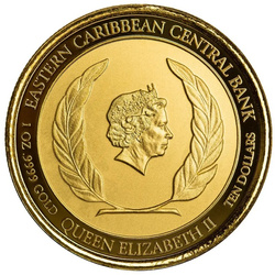  Dominica: Mountain Chicken 1 oz Gold 2022