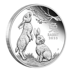 Perth Mint: Lunar III - Rok Królika: Zestaw 3 monet 3 x 1 uncja Srebra 2023