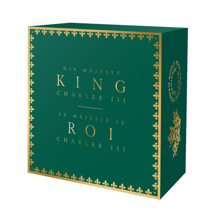 Canada: Monogramma reale di Sua Maestà il Re Carlo III $1 Argento 2023 Proof