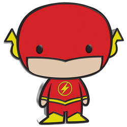 Niue: DC Comics - Flash Chibi Coin colorata 1 oncia d’argento 2020 Proof