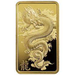 Lingote PAMP Year of the Dragon - Legend of the Azure Dragon 5 gramos oro 2024