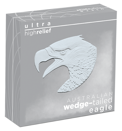 Australský orel 5 uncí stříbra 2022 Proof Ultra High Relief