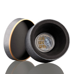 Niue: Fairy Tales - The Snow Queen coloured $1 Silver 2022 High Relief Antiqued Coin