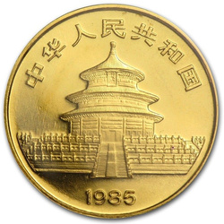 China Panda 1/4 oz Gold 1985